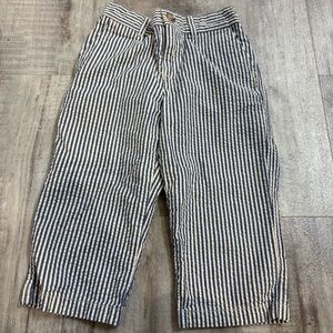 Polo Ralph Lauren Blue White Seersucker Stripe Pants 18m